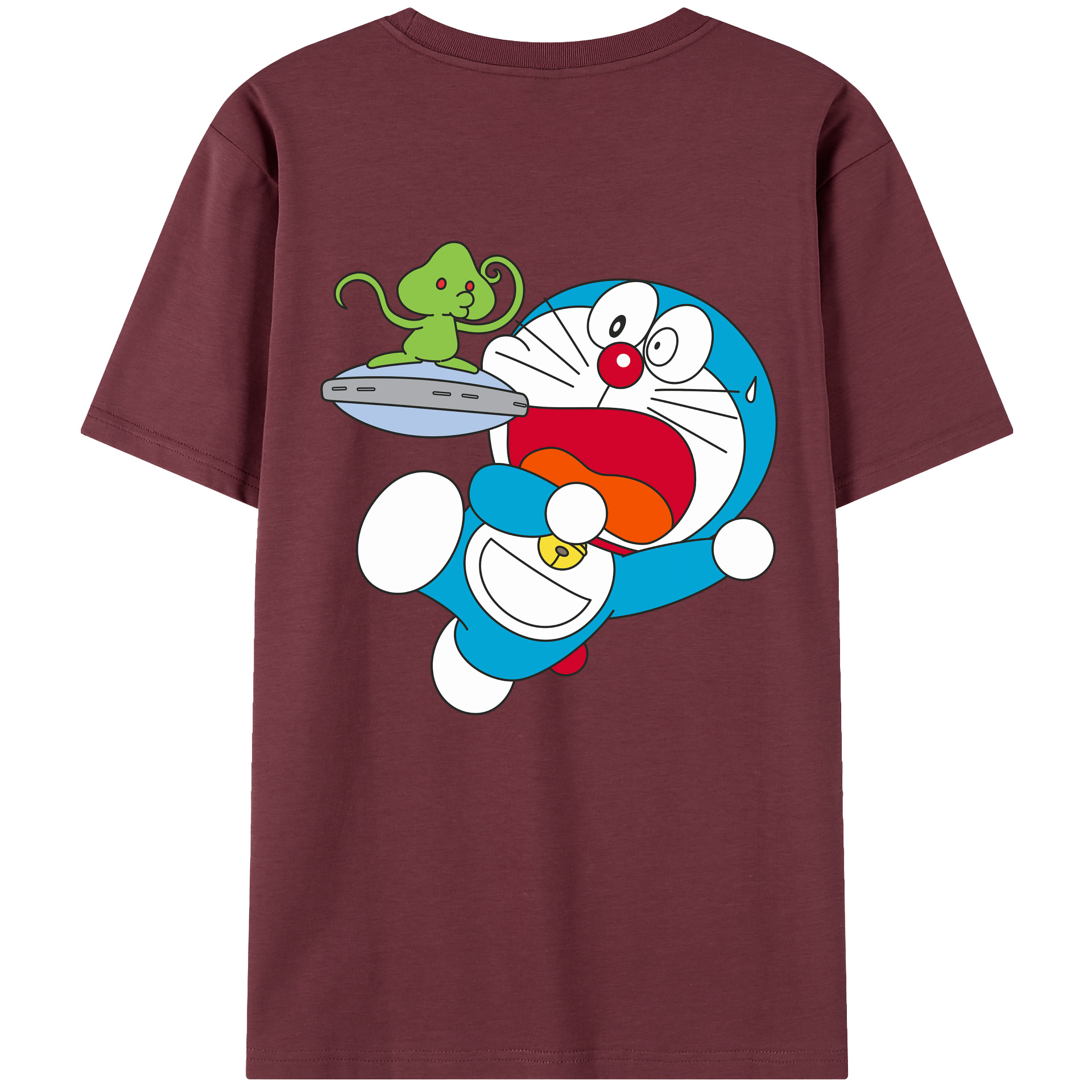 （画像用） ドラえもん Doraemon 綿100％半袖Tシャツ（背面プリント）